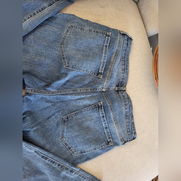 High-Waisted OG Straight Side-Slit Ankle Jeans for Women size 14 - Picture 3 of 5